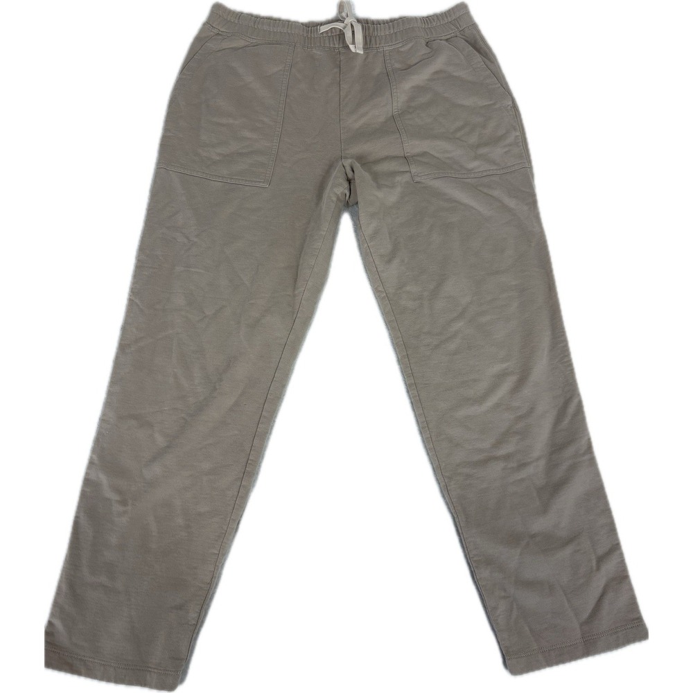 James Perse Women's Beige Tan Sweatpants Size 3 (L)Comfy Soft 100% Cotton Lounge